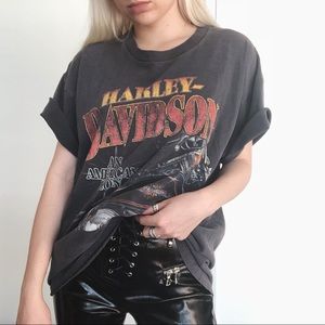 • perfect vintage harley davidson tee •